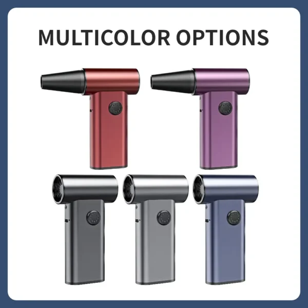 different colors of AD56 mini turbojet fan air dusters